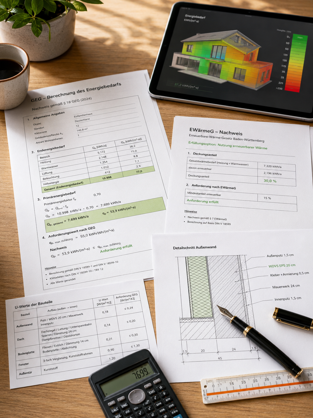 GEG-Berechnungen und Nachweise – Energieberater Maximilian Krajnc erstellt Bauantragsunterlagen